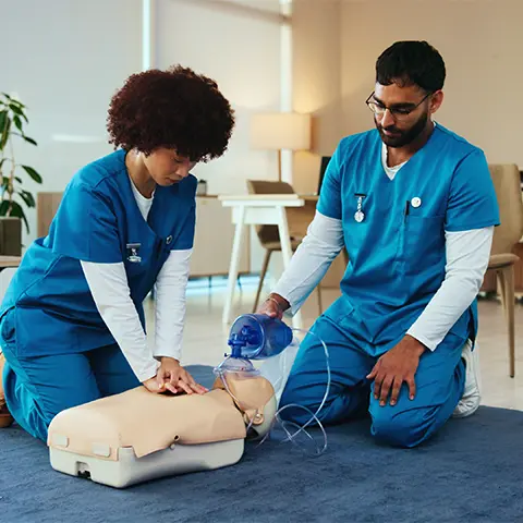 nurses doing cpr