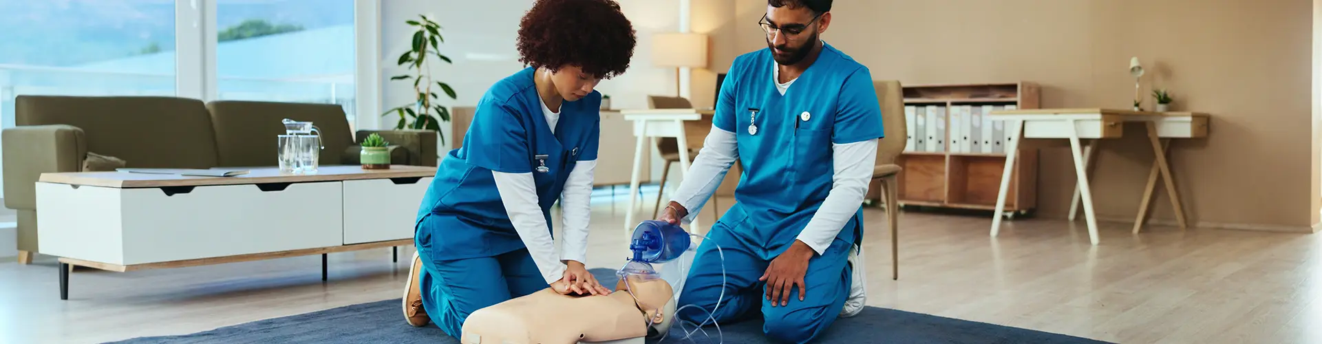 nurses doing cpr